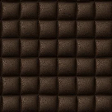 Brown leather seamless background or texture Stock Illustration