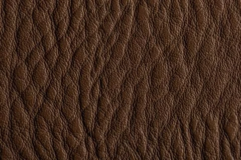 Brown leather texture as an abstract background, beautiful pattern texture Fu Stock Photos