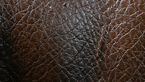 Brown leather texture and background Video stock 153887985