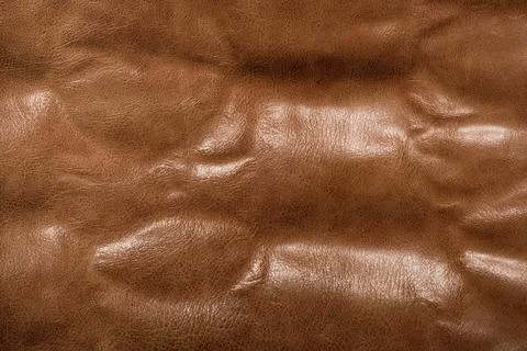Brown leather texture background, genuine leather Stock Photos