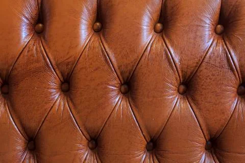 Brown leather texture - background Stock Photos