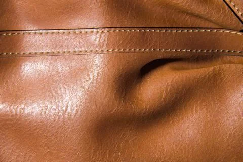 Brown leather texture for background Stock Photos