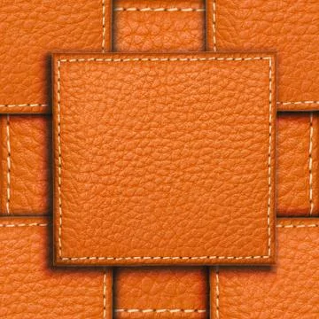 Brown leather texture close up Stock Photos