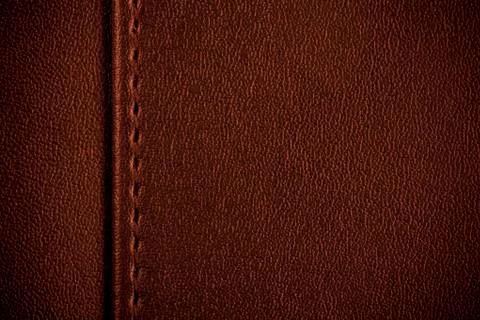 Brown leather texture Stock Photos