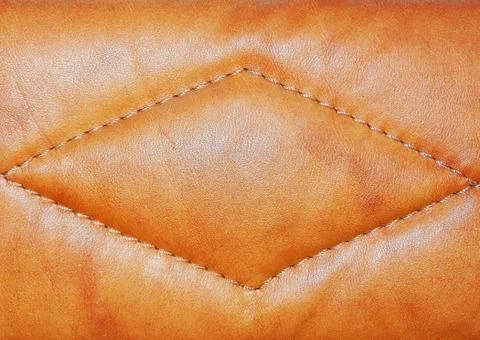 Brown leather texture 스톡 사진