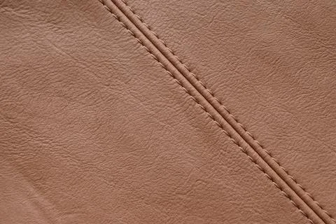 Brown leather texture Stock Photos