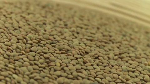 Brown lentils 2 Stock-Footage 31156088