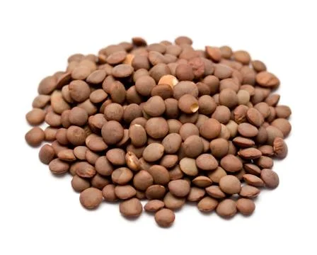 Brown lentils Foto stock