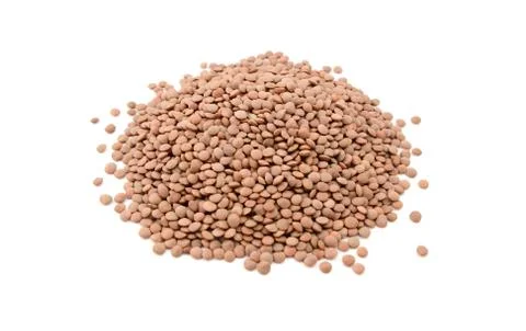 Brown lentils Stock Photos
