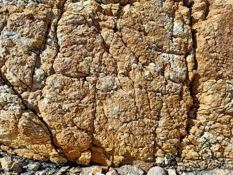 Brown limestone texture. stone pattern. old stone background. broken stone pa Stock Photos