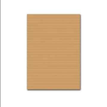 Brown line paper A4 size Stock Illustration