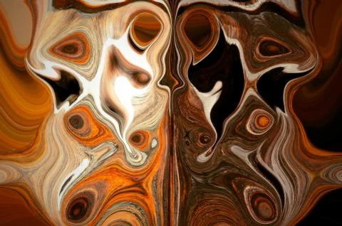 Brown lines abstract background Stock Illustration