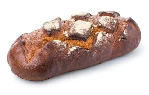 Brown long loaf Stock Photos