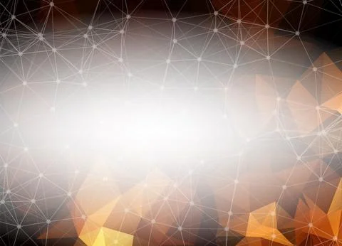 Brown low poly background. Polygonal design pattern. Bright mosaic modern geo Stock Illustration