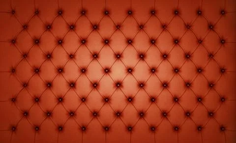 Brown luxury buttoned leather pattern Stock Illustration