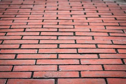 Brown marble brick wall for background texture Stock Photos
