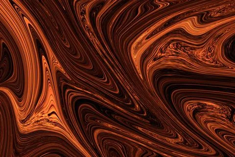 Brown marble pattern or liquid color mixing texture for background Stock Illustration