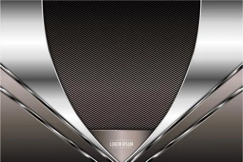 Brown metallic background. Stock Illustration