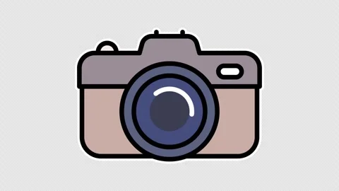 Brown mirrorless camera 스톡 동영상 333668626