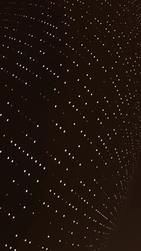 Brown Modern Technology Background Vertical Golden White Dot Pattern 4K Seamless Stock-Footage 313035933