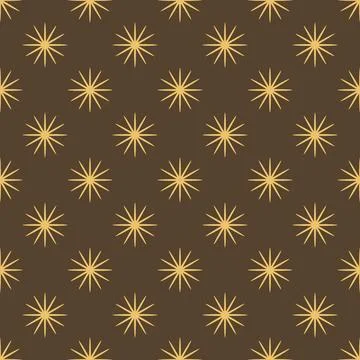 Brown monochrome tiny floral       Stock Illustration
