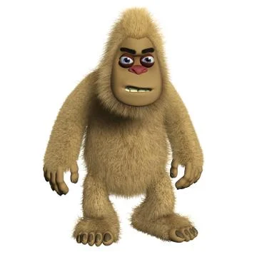 Brown monster Stock-Illustration