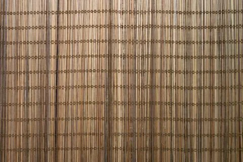 Brown natural bamboo pattern for background. Stock Photos