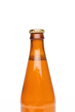 A brown neck bottle. Stock Photos