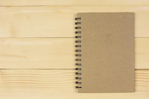 Brown notebook Stock Photos