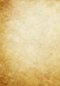 Brown, old paper texture, beige grunge background, spots  scratches Stock Illustration