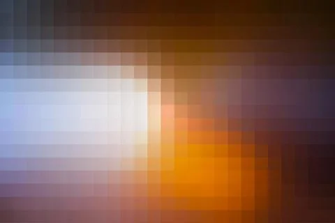Brown orange white mosaic square tiles background Stock Illustration