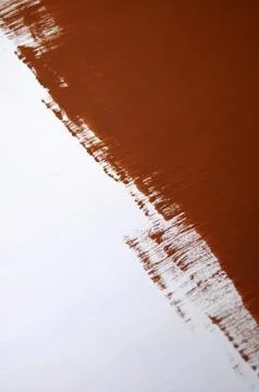 Brown paint roller Stock Photos