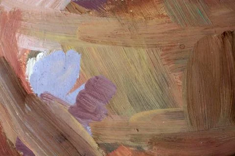 Brown paint strokes Stock Illustration