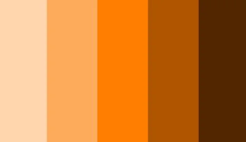 Brown palette Stock Illustration