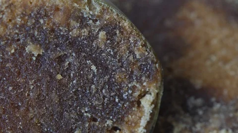 Brown Palm Sugar Stock Footage 100112102