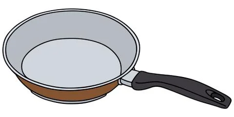 Brown pan Stock Illustration
