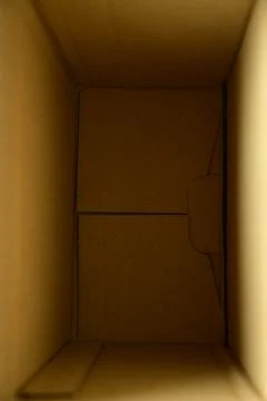 Brown paper box packaging for design Foto stock