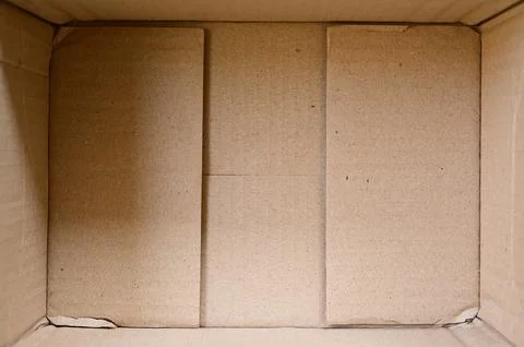 Brown paper box packaging for design Foto stock