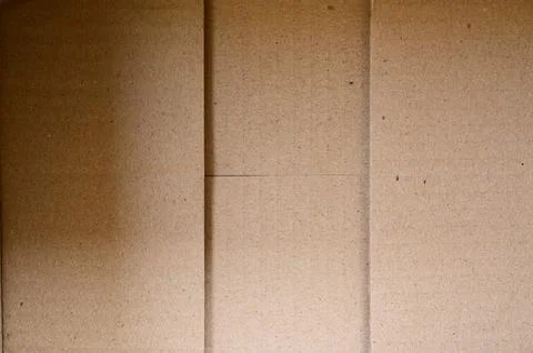 Brown paper box packaging for design Stock Photos