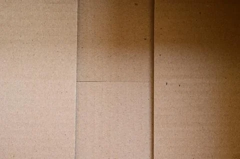 Brown paper box packaging for design Stock Photos
