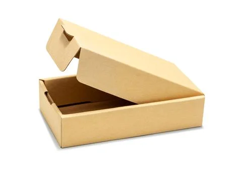 Brown paper box Stock Photos