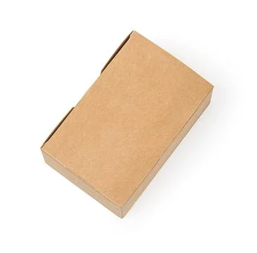 Brown Paper box 스톡 사진