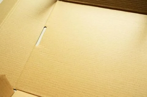 Brown paper box texture background Foto stock