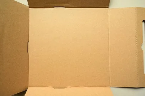 Brown paper box texture background Stock Photos