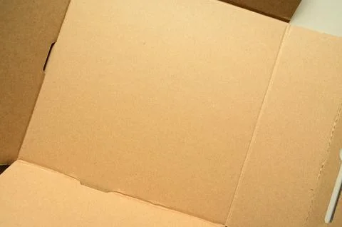 Brown paper box texture background Stock Photos