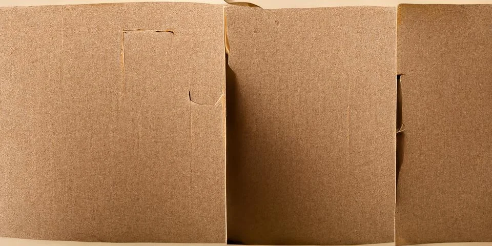 Brown paper box texture. Old and grunge paper textures. Stock Illustration