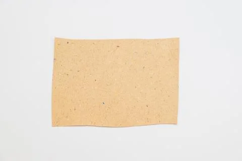 Brown paper in rectangle shape Stock Photos