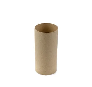 Brown paper roll Stock Photos