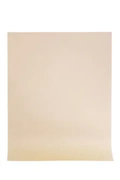 Brown paper with rolled edge Stock Photos