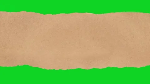 Brown paper texture bottom corner curl reveal revealing animated on green Stock Footage 335216463